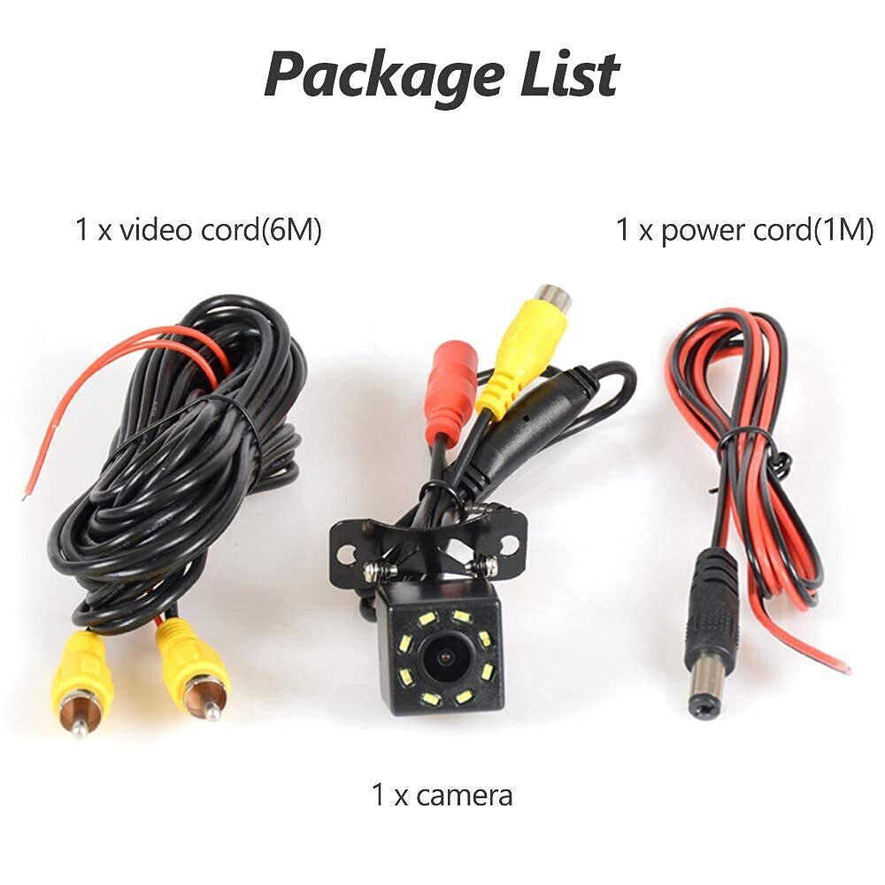 Camara De Reversa Trasera Para Auto Carros Coche Retroceso Con Vision Nocturna