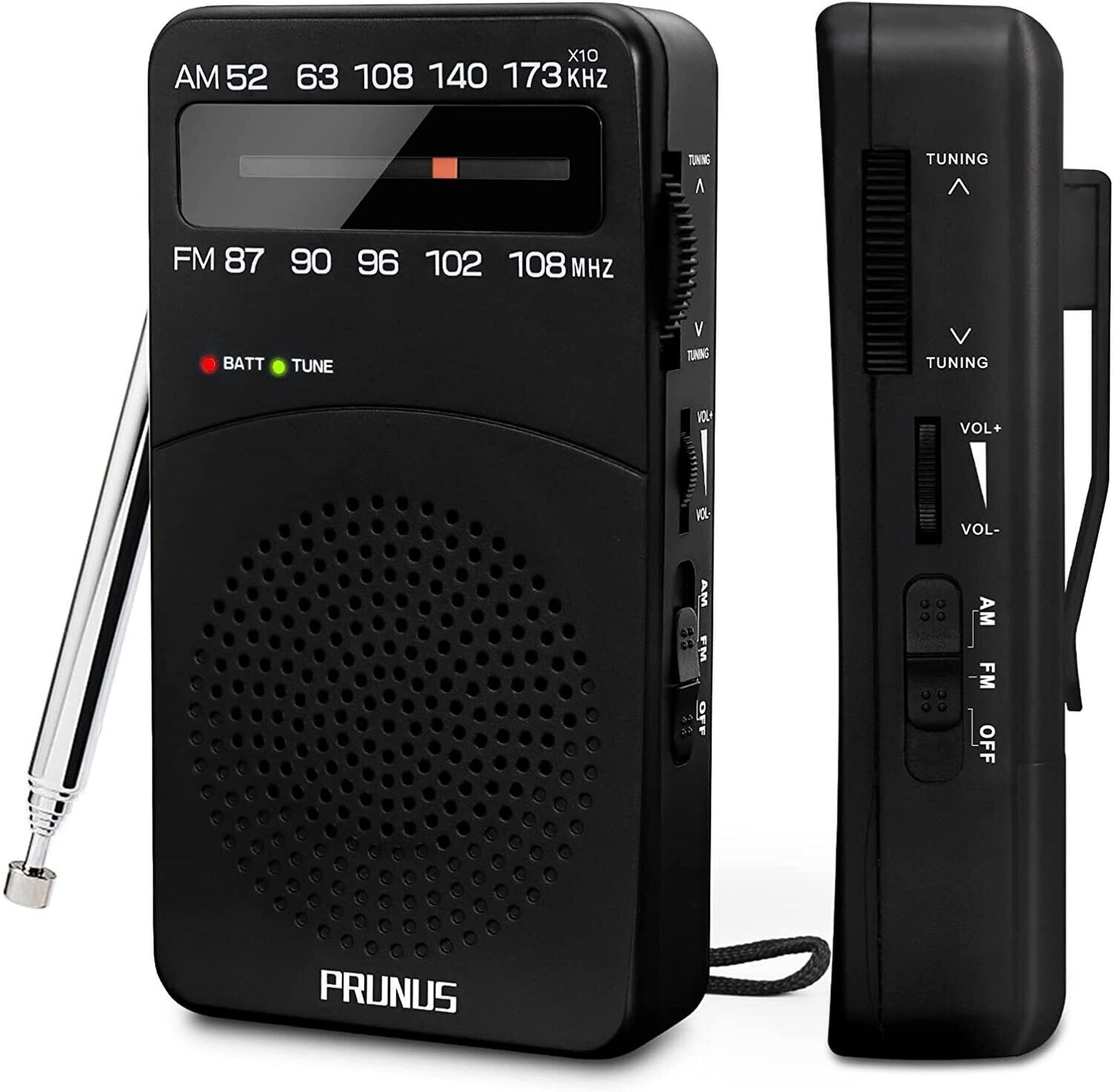 Portable AM FM Radio Compact Transistor Radio Pocket Radio Condition: New