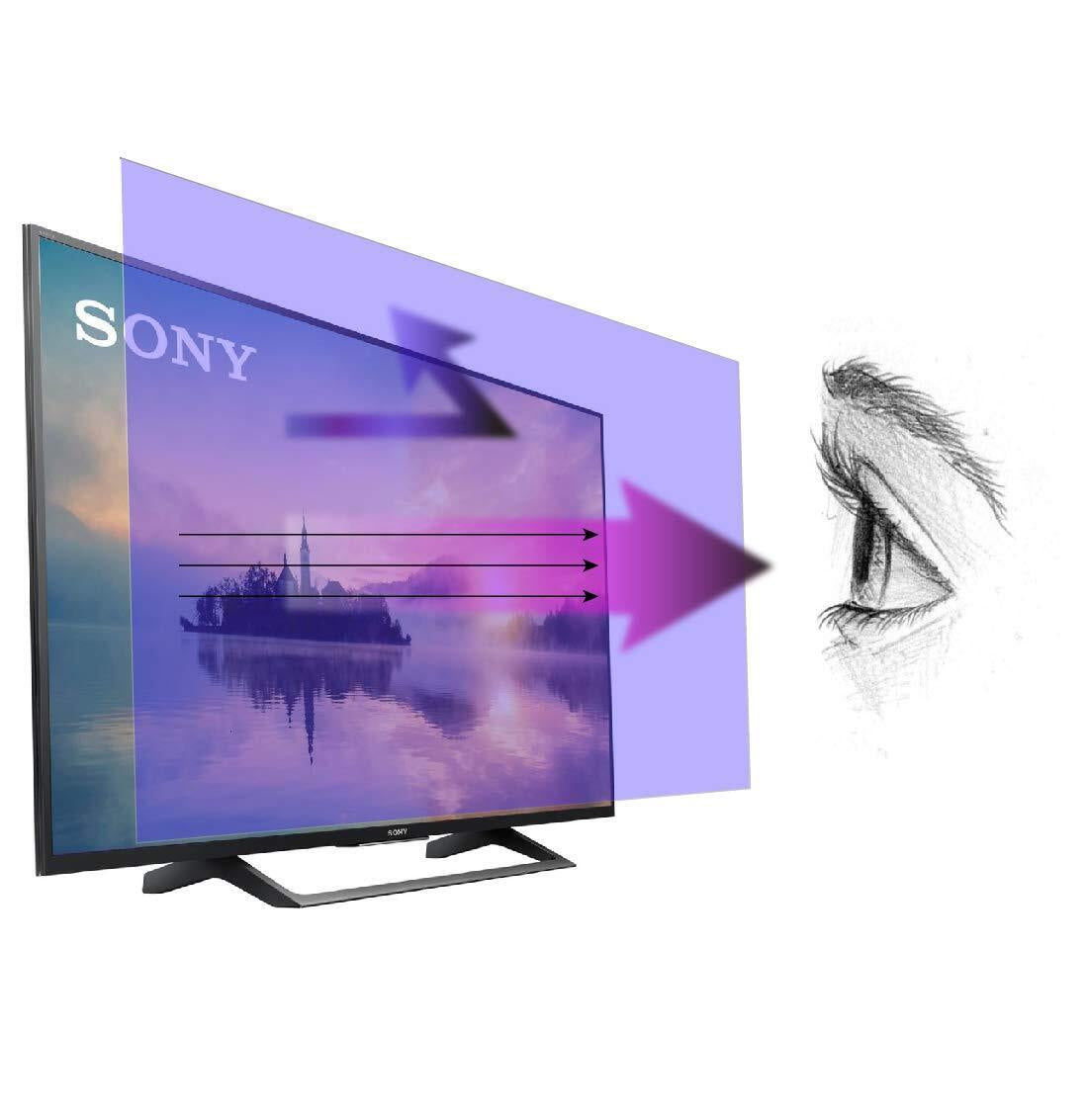 Anti Blue Light Screen Protector for 65 Inches TV. Filter Out Blue Light (Not An