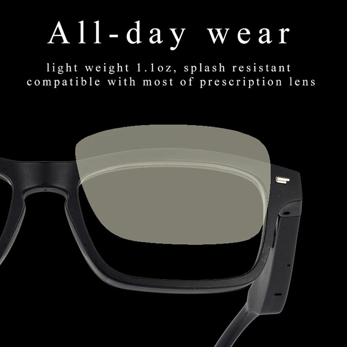 Polarized Smart Sunglasses Bluetooth5.0 Glasses Music Stereo Speaker Mic Calling